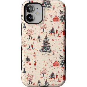 Casely iPhone 12 Mini Case | Winter Nostalgia | Vintage Holiday | Bold Protective Design | MagSafe Compatible Design