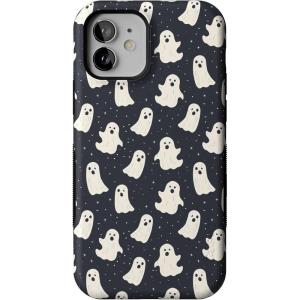 Casely iPhone 12/12 Pro Case | Be Mine | Tiny Hearts | Bold Protective Design | Compatible with MagSafe(All Boos No Bite | Friendly Ghost)