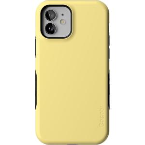 Casely iPhone 12/12 Pro Case | Be Mine | Tiny Hearts | Bold Protective Design | Compatible with MagSafe(Butter Me Up | Butter Yellow)