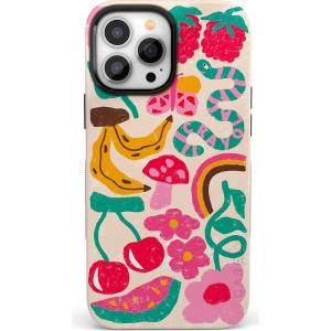 Casely iPhone 12/12 Pro Case | Be Mine | Tiny Hearts | Bold Protective Design | Compatible with MagSafe(Crayola | Doodle Bug | Crayola Crayon)