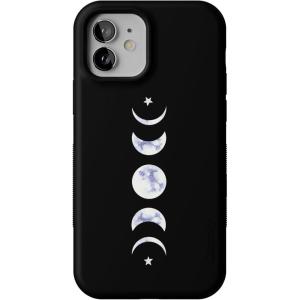Casely iPhone 12/12 Pro Case | Be Mine | Tiny Hearts | Bold Protective Design | Compatible with MagSafe(It’s Just a Phase | Marble Moon)