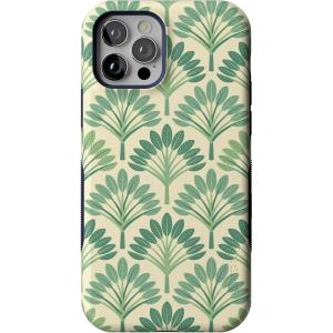 Casely iPhone 12/12 Pro Case | Be Mine | Tiny Hearts | Bold Protective Design | Compatible with MagSafe(Palm Beach | Palm Royale)