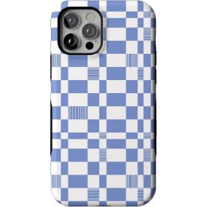 Casely iPhone 12/12 Pro Case | Be Mine | Tiny Hearts | Bold Protective Design | Compatible with MagSafe(Reality Check | Periwinkle)
