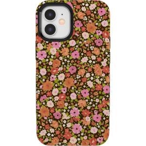 Casely iPhone 12/12 Pro Case | Be Mine | Tiny Hearts | Bold Protective Design | Compatible with MagSafe(Rustic Roses | Boho Bouquet)