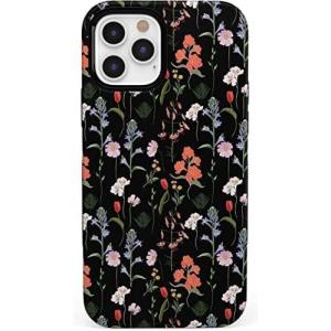 Casely iPhone 12/12 Pro Case | Be Mine | Tiny Hearts | Bold Protective Design | Compatible with MagSafe(Secret Garden | Mixed Floral)