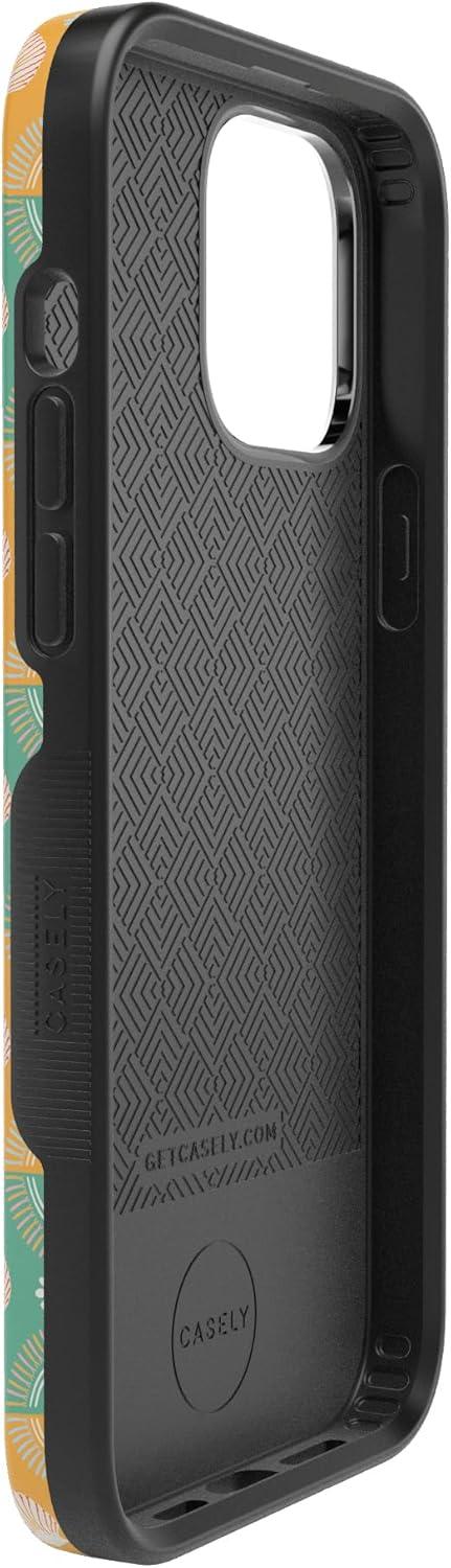 imageCasely iPhone 13 Pro Max Case Falling for You Plum Floral Bold Protective Design Compatible with MagSafeSea La Vie Dippin Daisys Tropical Vacation