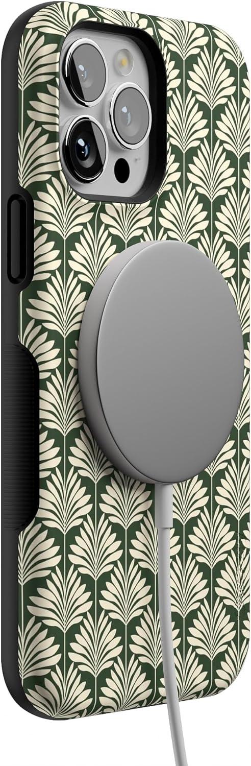 imageCasely iPhone 13 Pro Max Case Falling for You Plum Floral Bold Protective Design Compatible with MagSafeThe Boyfriend Collection Cabana Nights