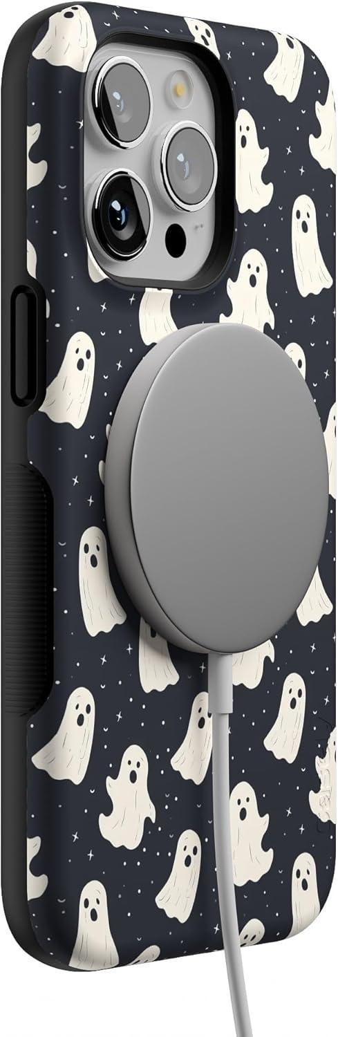 imageCasely iPhone 15 Pro Max Case All The Fun Things Fun on Weekdays Bold Protective Design Compatible with MagSafeAll Boos No Bite Friendly Ghost