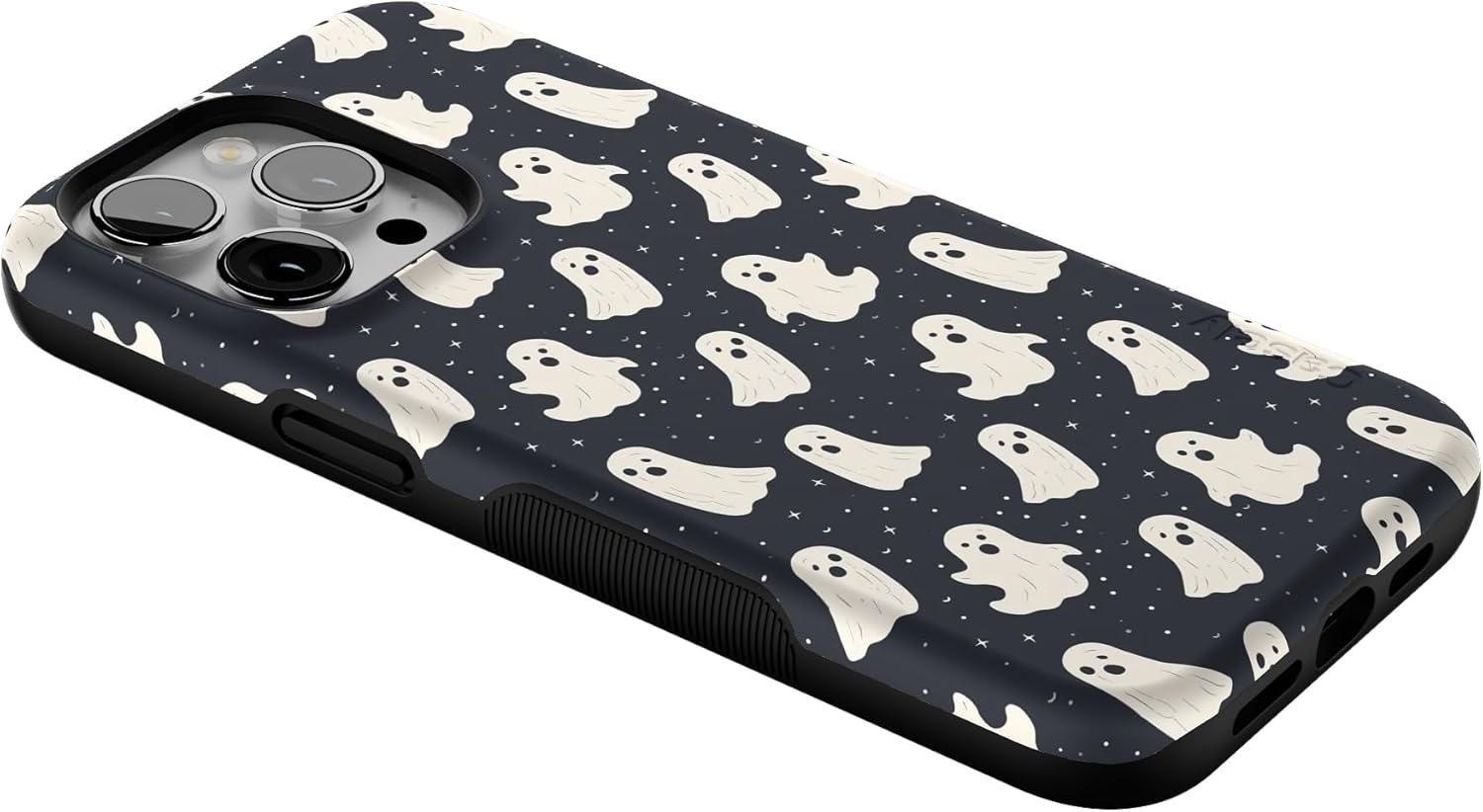 imageCasely iPhone 15 Pro Max Case All The Fun Things Fun on Weekdays Bold Protective Design Compatible with MagSafeAll Boos No Bite Friendly Ghost