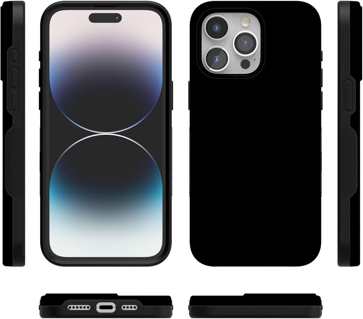 imageCasely iPhone 15 Pro Max Case All The Fun Things Fun on Weekdays Bold Protective Design Compatible with MagSafeBlack on Black