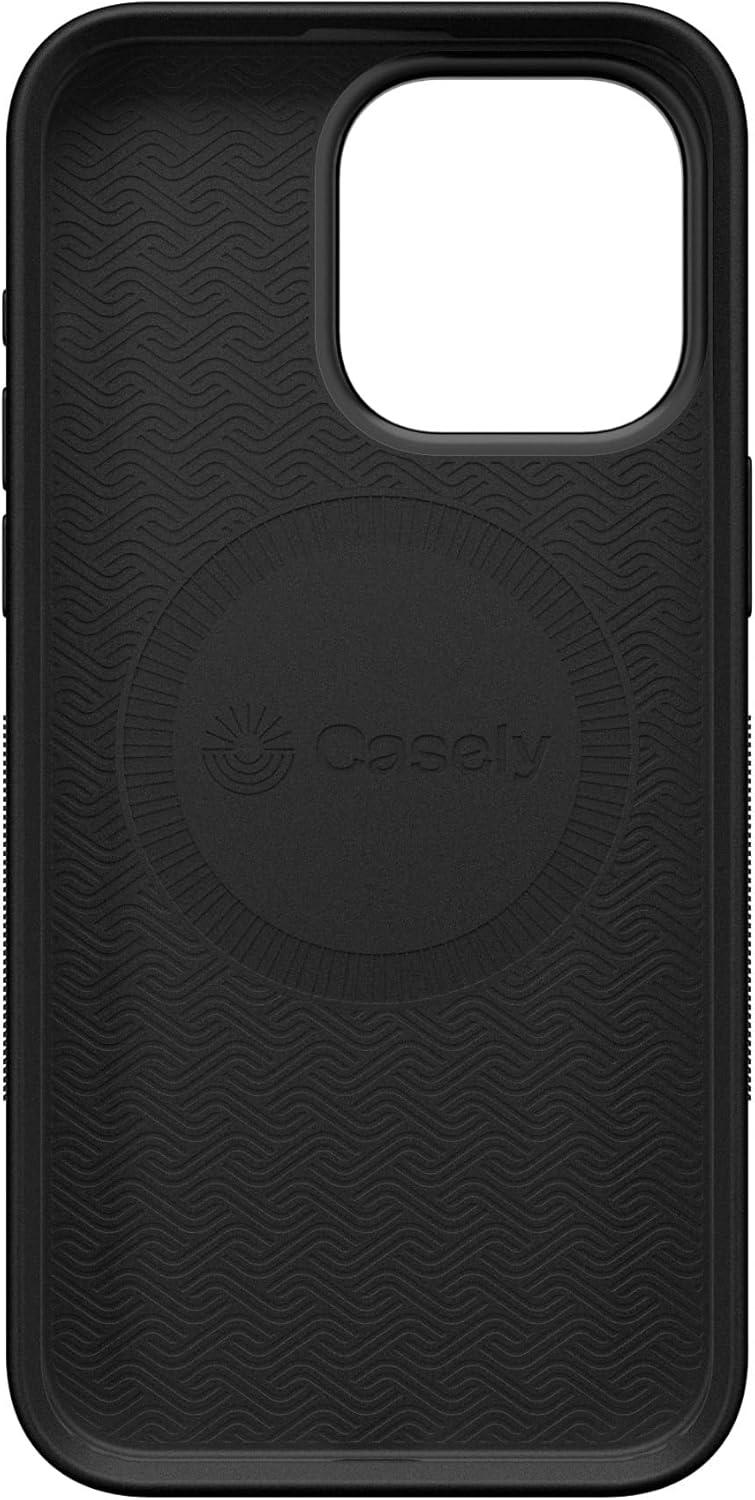 imageCasely iPhone 15 Pro Max Case All The Fun Things Fun on Weekdays Bold Protective Design Compatible with MagSafeBlue Marble