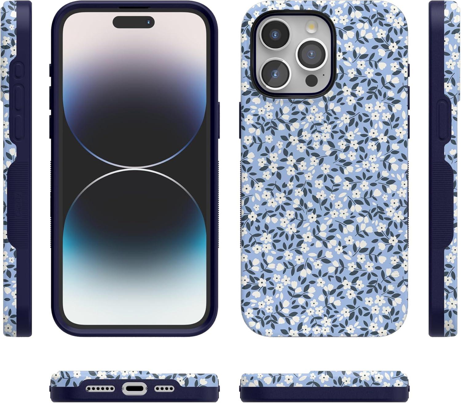 imageCasely iPhone 15 Pro Max Case  Heart Throb  Endless Hearts  Bold Protective Design  Compatible with MagSafePicking Daisies  Cottagecore Case