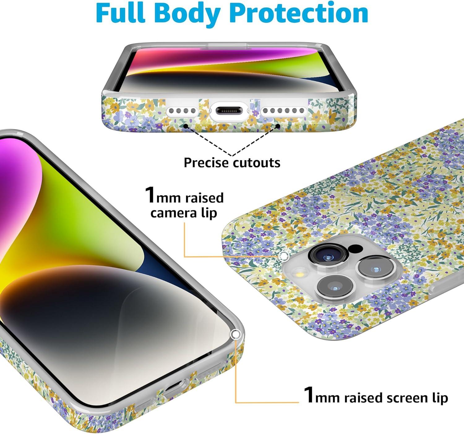 imageCasely iPhone 15 Pro Max Case  Moody Monochrome  Bordeaux Rose  Compatible with MagSafe  Classic Ultra Thin DesignDream Garden  Cottagecore Case