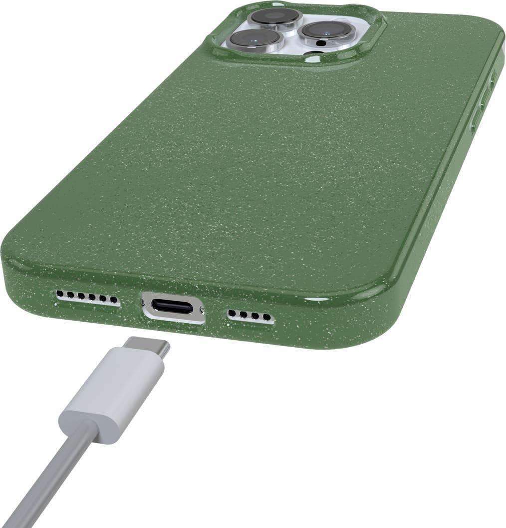 imageCasely iPhone 16 Pro Case Moody Monochrome Bordeaux Rose Compatible with MagSafe Classic Ultra Thin DesignMystic Moss Green Enchanted Glitter