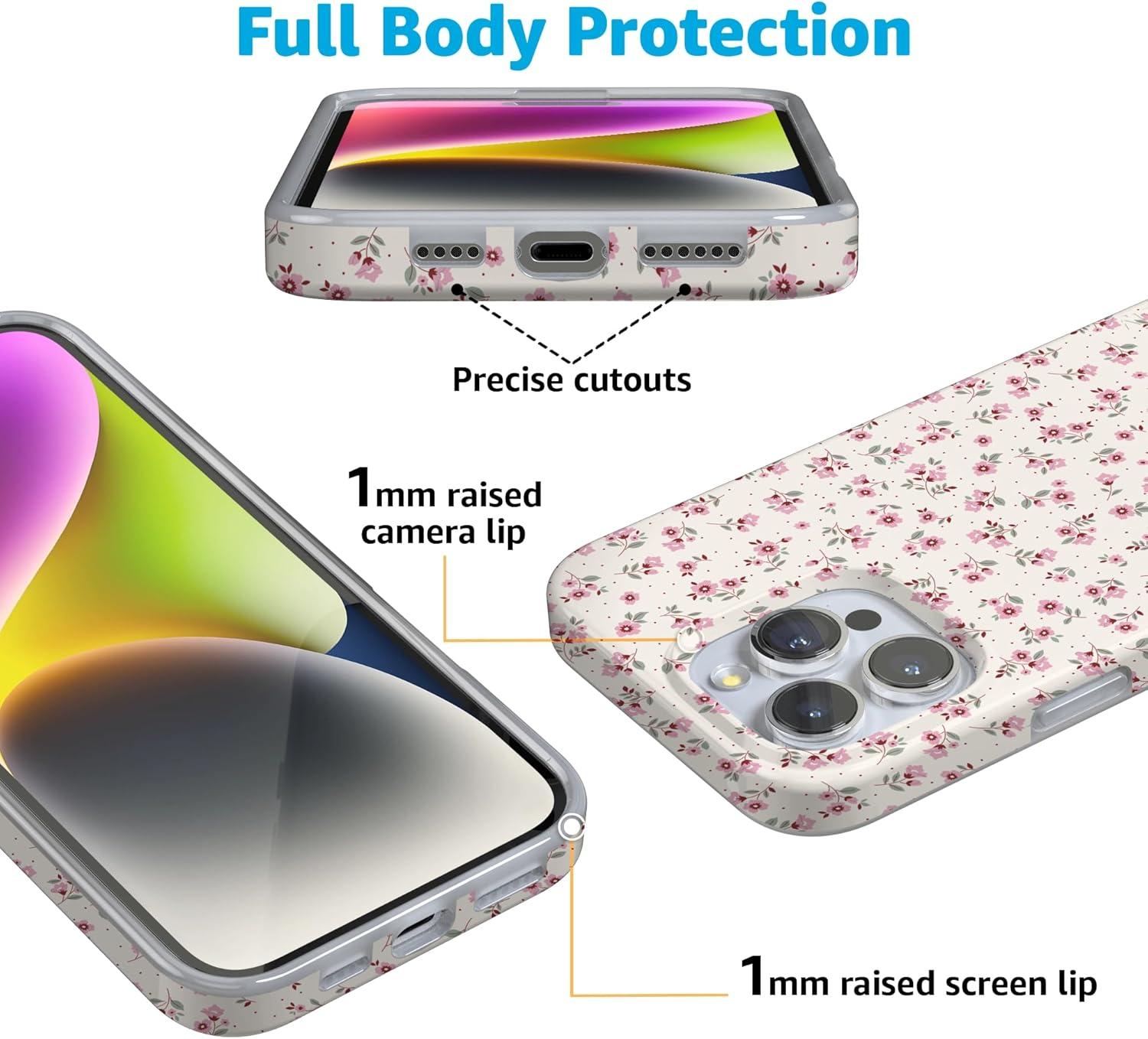 imageCasely iPhone 16 Pro Case  Moody Monochrome  in The Grove  Compatible with MagSafe  Classic Ultra Thin DesignCottage Charm  Cottagecore