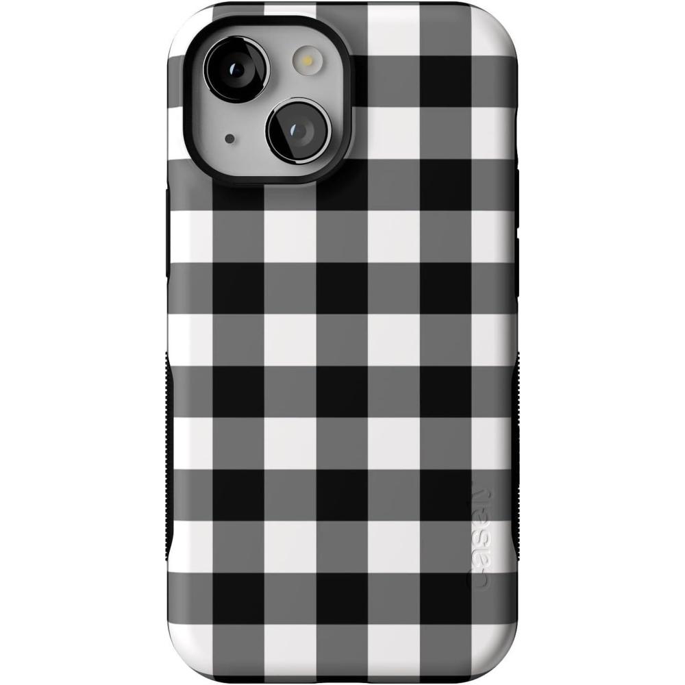 imageCasely iPhone 13 Mini Case  Pura Vida  Oasis  Bold Protective Design  Compatible with MagSafeCheck Me Out  Checkerboard