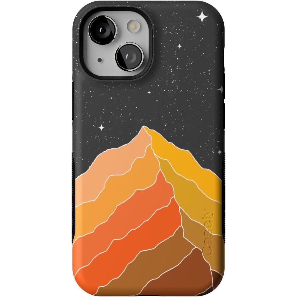 imageCasely iPhone 13 Mini Case  Pura Vida  Oasis  Bold Protective Design  Compatible with MagSafeNight Skies  Mountain Starlight