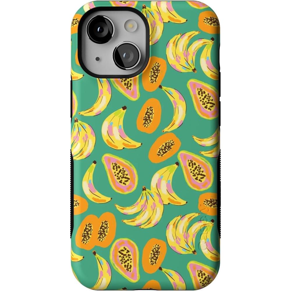 imageCasely iPhone 13 Mini Case  Pura Vida  Oasis  Bold Protective Design  Compatible with MagSafePapaya Palms  Dippin Daisys Tropical Vacation