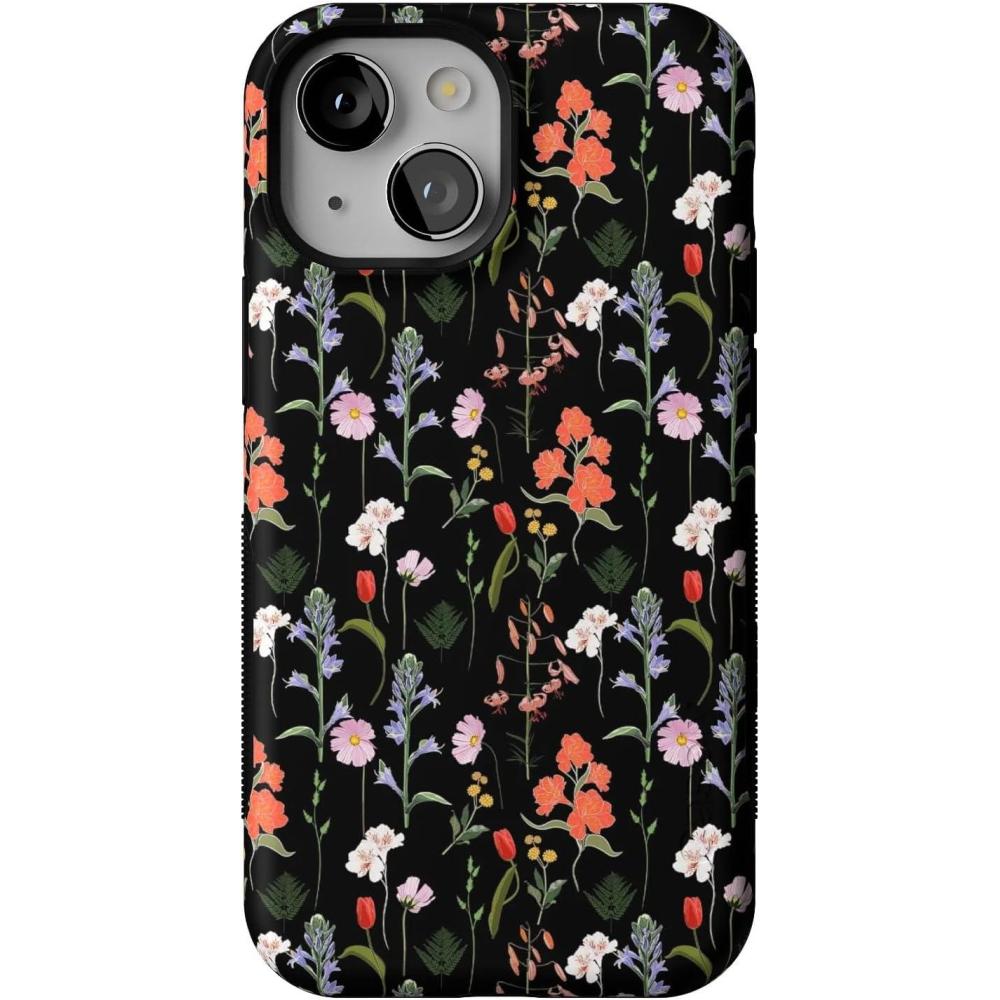 imageCasely iPhone 13 Mini Case  Pura Vida  Oasis  Bold Protective Design  Compatible with MagSafeSecret Garden  Mixed Floral