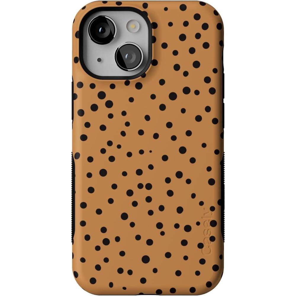imageCasely iPhone 13 Mini Case  Pura Vida  Oasis  Bold Protective Design  Compatible with MagSafeSpot On  Dotted Animal Print