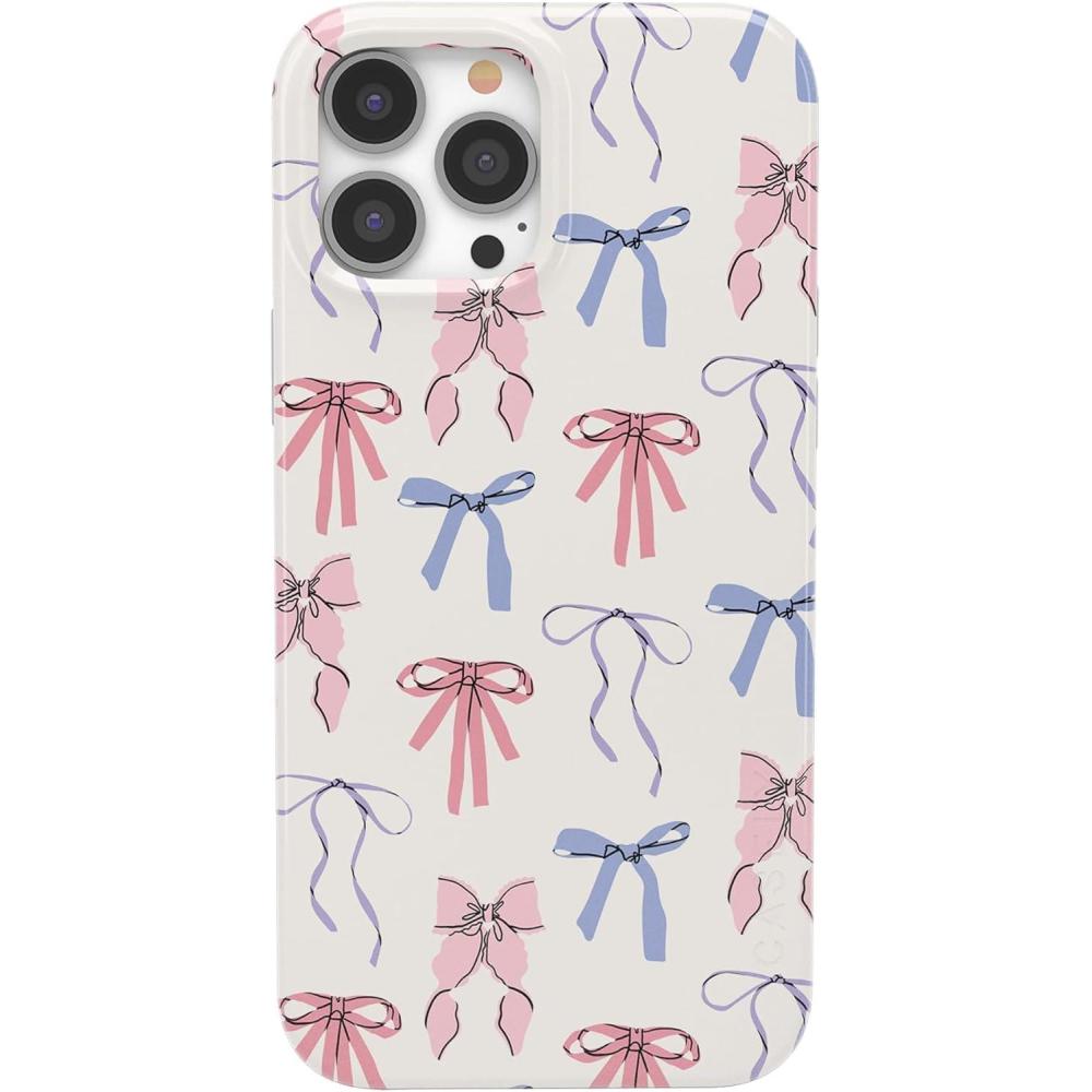 imageCasely iPhone 13 Pro Case  Coquette Girlie  Pastel Bows  Compatible with MagSafe  Classic UltraLight Case Design