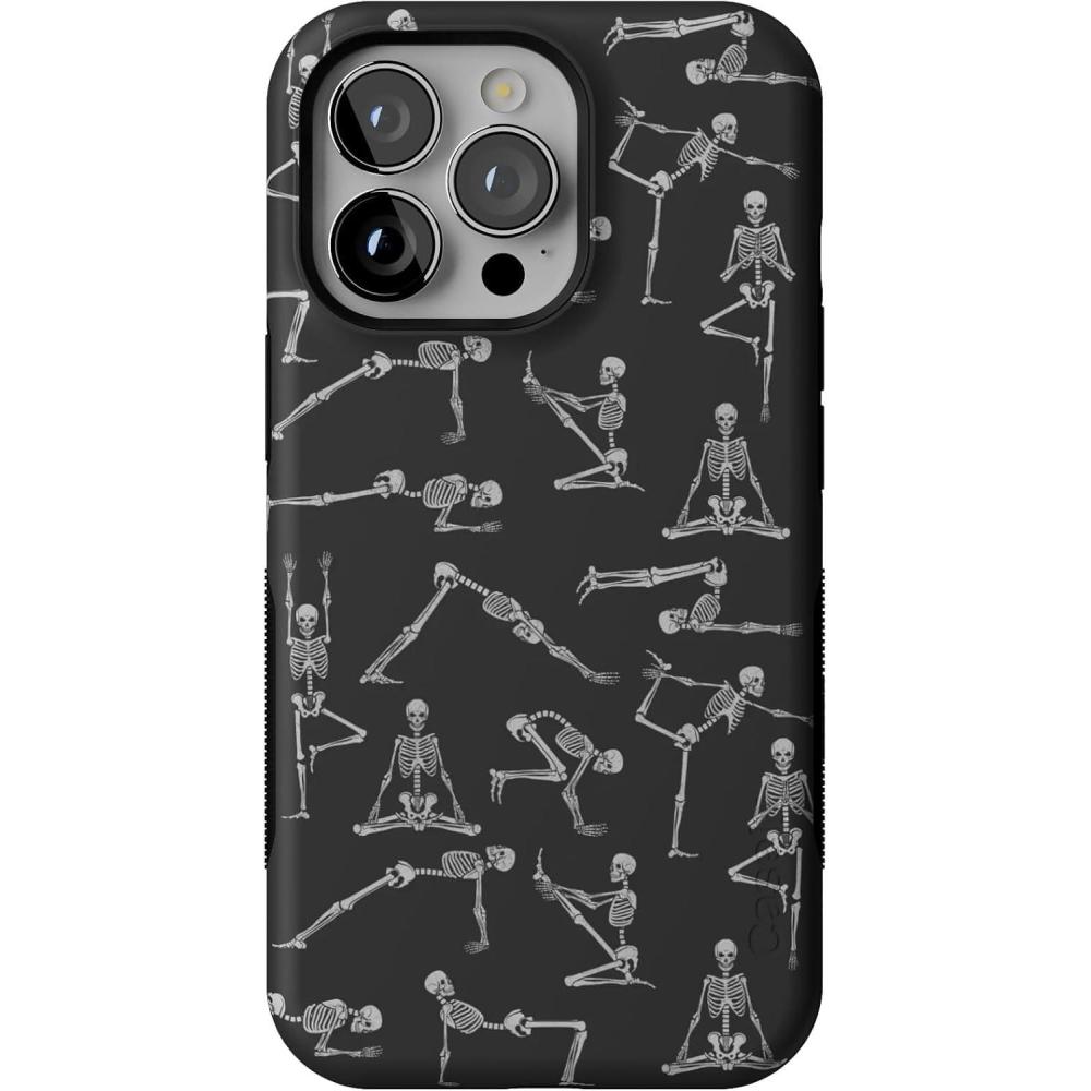 imageCasely iPhone 13 Pro Case  Into The Wild  Black Leopard  Bold Protective Design  MagSafe Compatible DesignCorpse Pose  Skeleton Yoga
