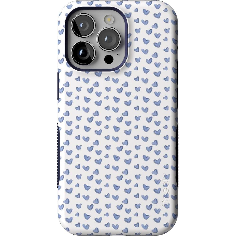 imageCasely iPhone 13 Pro Case  Into The Wild  Black Leopard  Bold Protective Design  MagSafe Compatible DesignLovebug  Blue Hearts