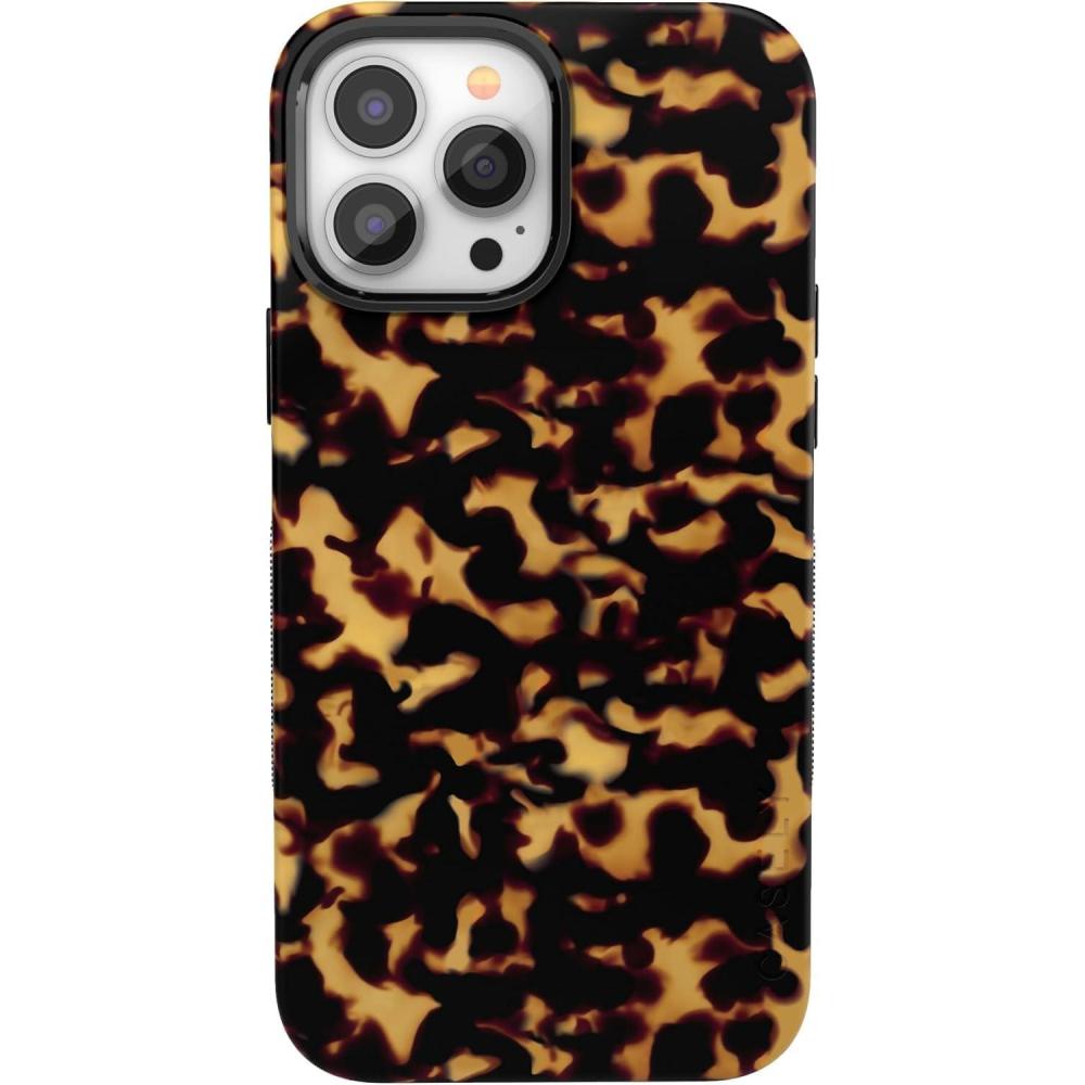 imageCasely iPhone 13 Pro Case  Into The Wild  Black Leopard  Bold Protective Design  MagSafe Compatible DesignShell Shocked  Tortoise Print
