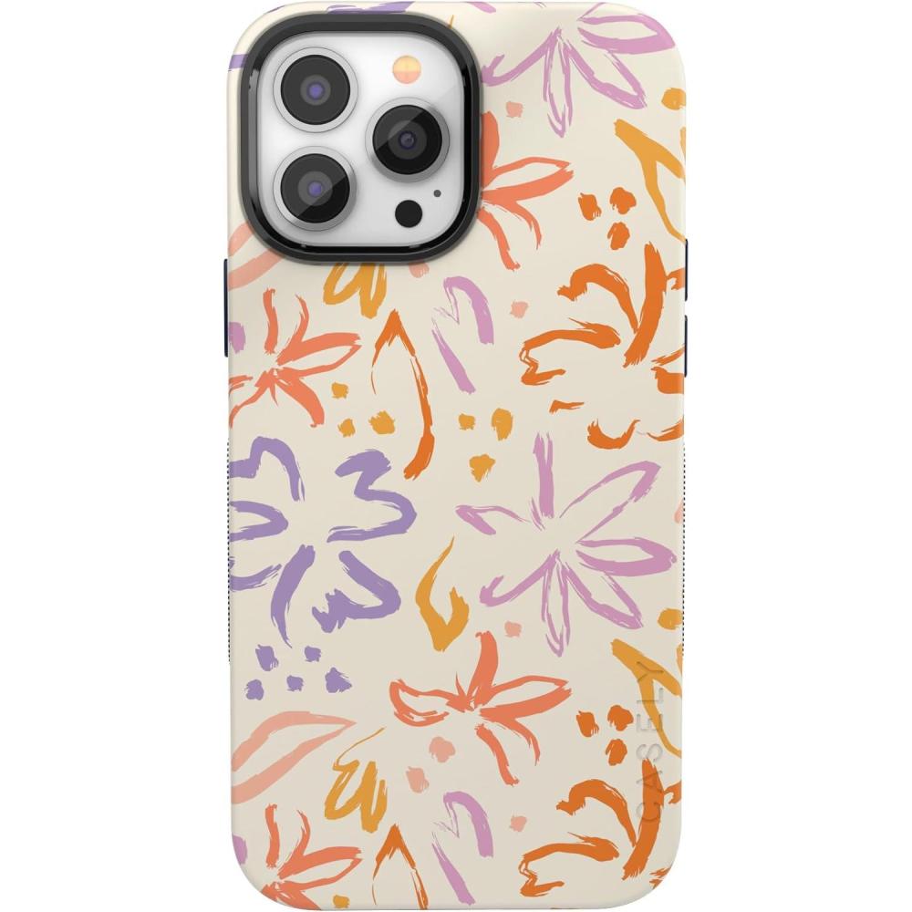imageCasely iPhone 13 Pro Case  Sage Garden  Green Floral  Bold Protective Design  Compatible with MagSafeHibiscus Blooms  Hawaiian Floral