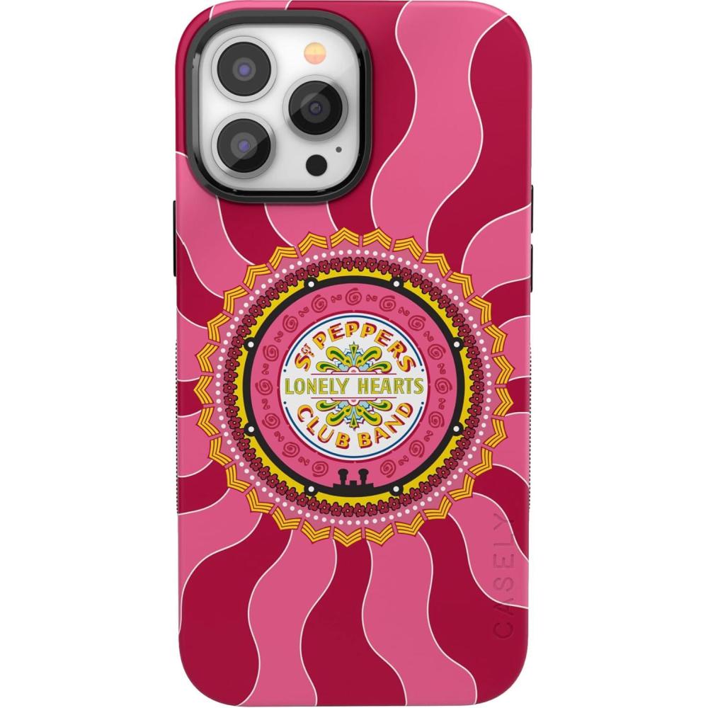 imageCasely iPhone 13 Pro Max Case  Falling for You  Plum Floral  Bold Protective Design  Compatible with MagSafeBeatles  Lonely Hearts Club  Sgt Peppers