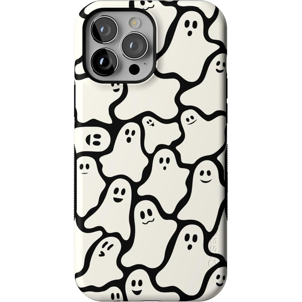 imageCasely iPhone 13 Pro Max Case  Falling for You  Plum Floral  Bold Protective Design  Compatible with MagSafeDont Ghost Me  Halloween