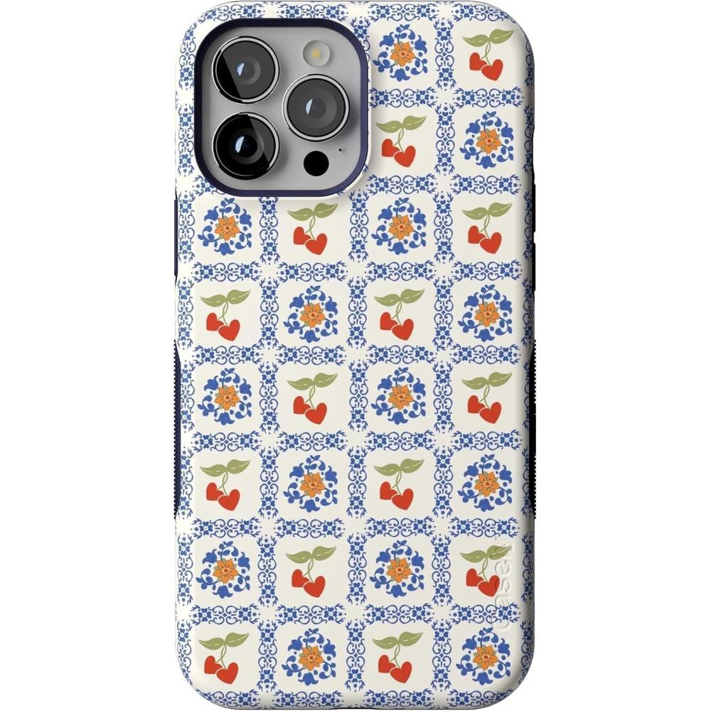imageCasely iPhone 13 Pro Max Case  Falling for You  Plum Floral  Bold Protective Design  Compatible with MagSafePalermo  Dippin Daisys Italian Coast