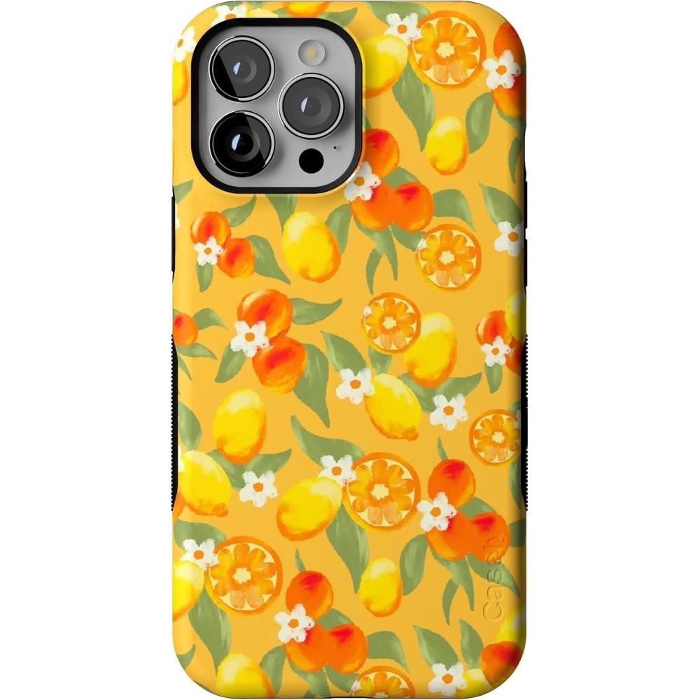 imageCasely iPhone 13 Pro Max Case  Falling for You  Plum Floral  Bold Protective Design  Compatible with MagSafePositano  Dippin Daisys Italian Coast