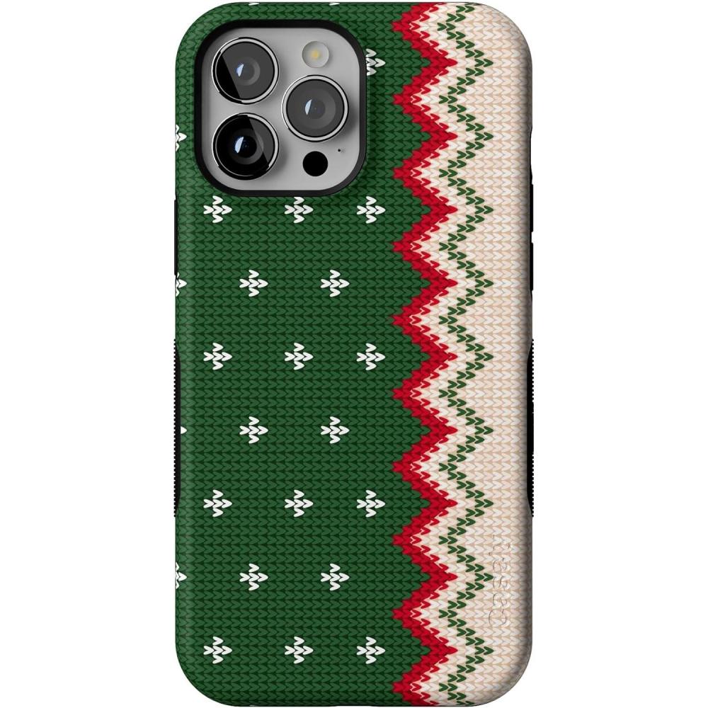 imageCasely iPhone 13 Pro Max Case  Grandpas Sweater  Holiday Knit  Bold Protective Design  MagSafe Compatible Design