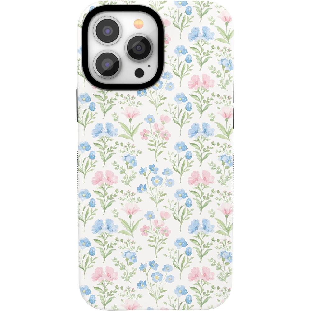 imageCasely iPhone 13 Pro Max Case  Poppy Meadows  Pastel Floral  Bold Protective Design  Compatible with MagSafePastel Garden  Sunday Best