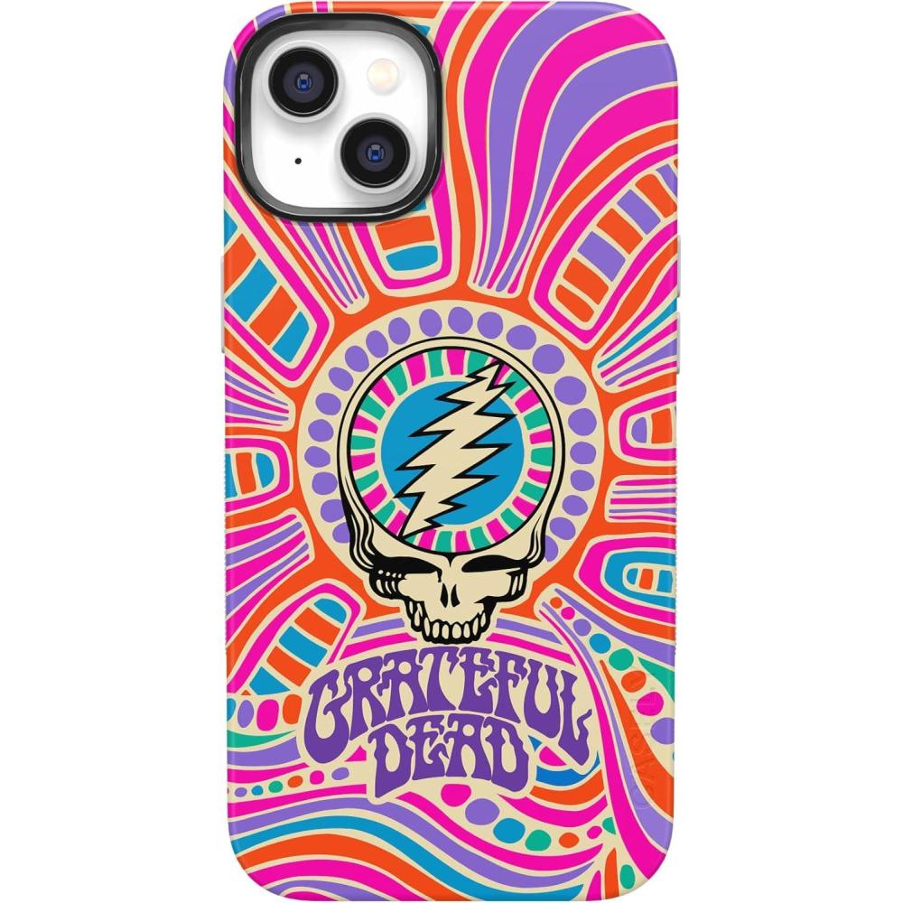 imageCasely iPhone 14 Plus Case  Coquette Girlie  Pastel Bows  Bold Protective Design  Compatible with MagSafeGrateful Dead  Art of Chaos  Skull