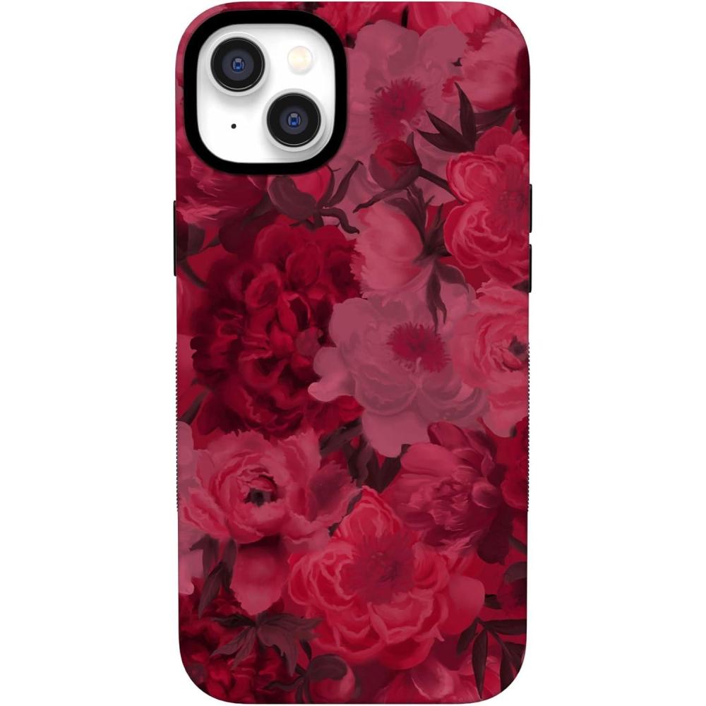 imageCasely iPhone 14 Plus Case  Coquette Girlie  Pastel Bows  Bold Protective Design  Compatible with MagSafeRomance Novel  Moody Floral