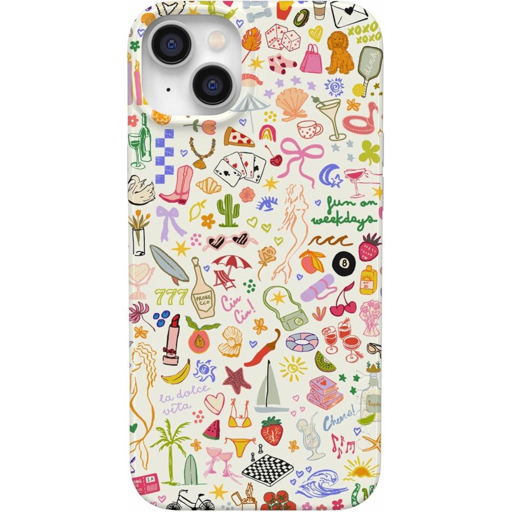 imageCasely iPhone 14 Plus Case  Van Gogh  Sunflowers Floral  Compatible with MagSafe  Classic Ultra Thin DesignAll the Fun Things  Fun on Weekdays