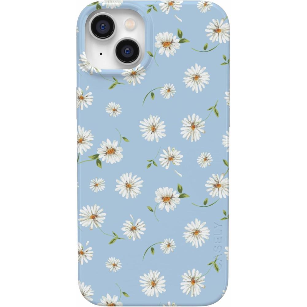 imageCasely iPhone 14 Plus Case  Van Gogh  Sunflowers Floral  Compatible with MagSafe  Classic Ultra Thin DesignDaisy Daydream  Baby Blue Floral