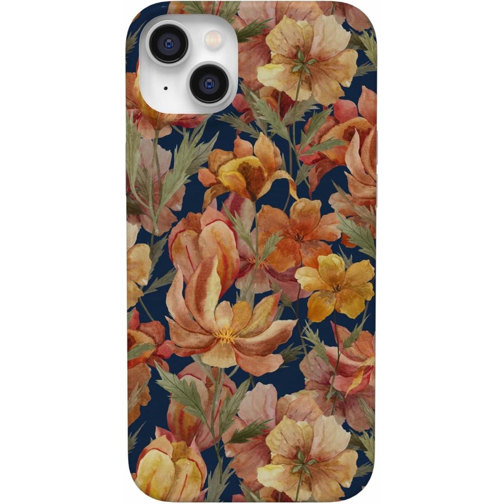 imageCasely iPhone 14 Plus Case  Van Gogh  Sunflowers Floral  Compatible with MagSafe  Classic Ultra Thin DesignFallen Gold  Antique Floral