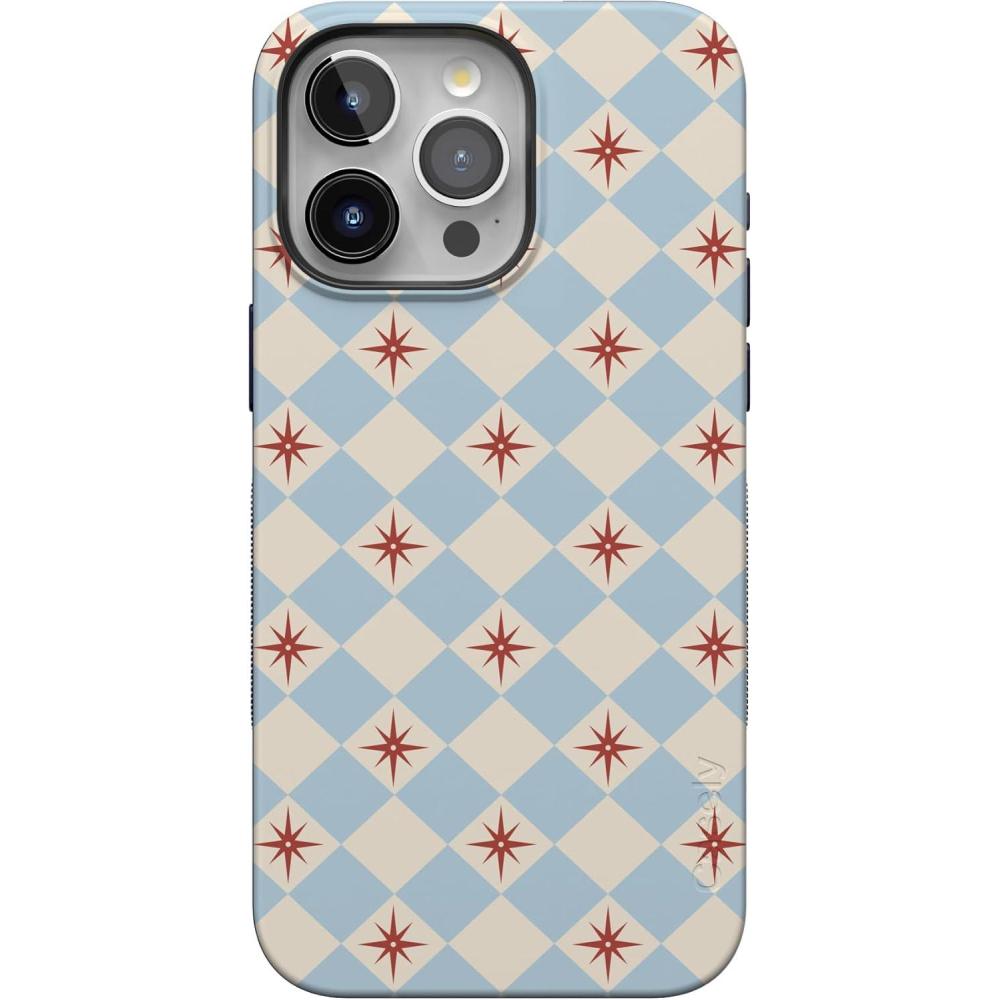imageCasely iPhone 15 Pro Max Case  All The Fun Things  Fun on Weekdays  Bold Protective Design  Compatible with MagSafeChelsea Checker  Starlight Tiles