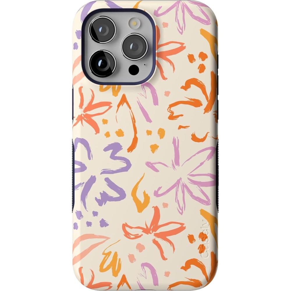 imageCasely iPhone 15 Pro Max Case  All The Fun Things  Fun on Weekdays  Bold Protective Design  Compatible with MagSafeHibiscus Blooms  Hawaiian Floral