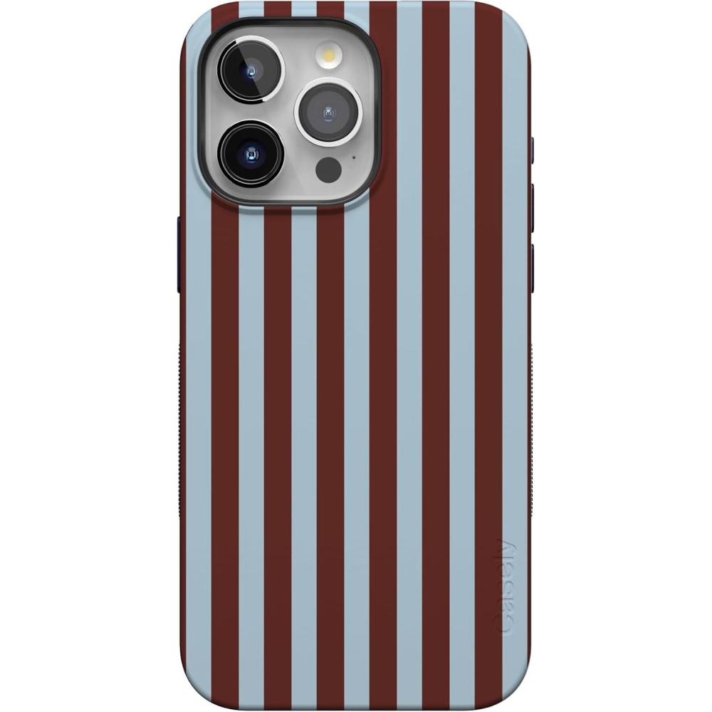 imageCasely iPhone 15 Pro Max Case  All The Fun Things  Fun on Weekdays  Bold Protective Design  Compatible with MagSafeSunday in Brooklyn  Chocolate Stripes