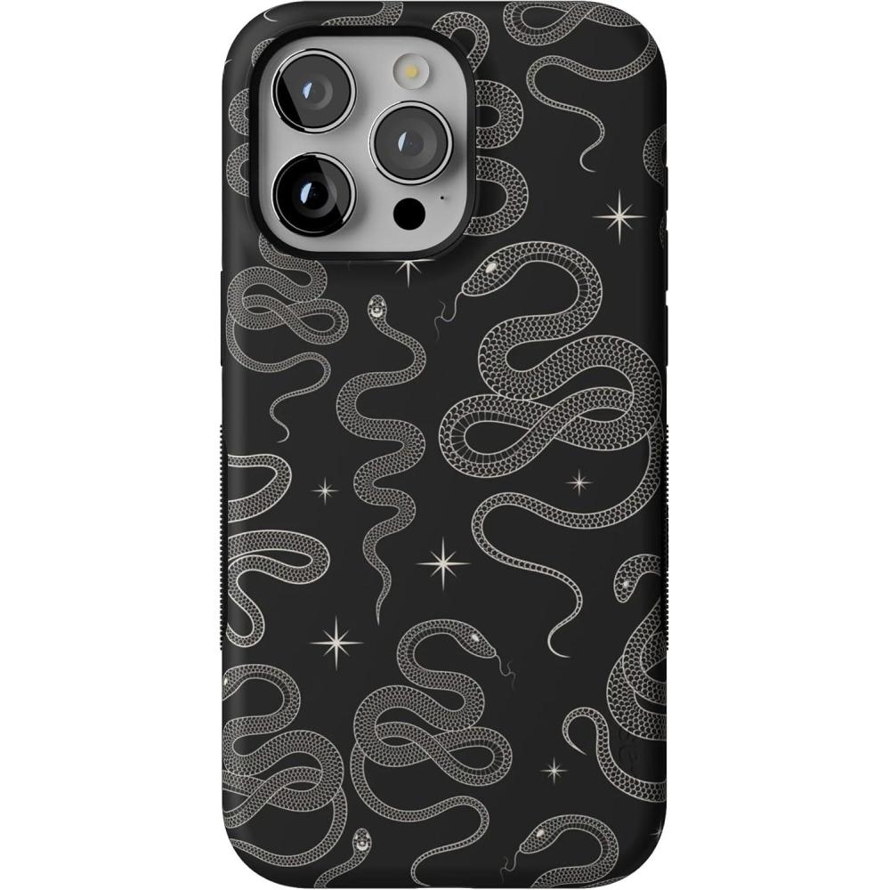 imageCasely iPhone 15 Pro Max Case  All The Fun Things  Fun on Weekdays  Bold Protective Design  Compatible with MagSafeWere Ready For It  Black Serpent