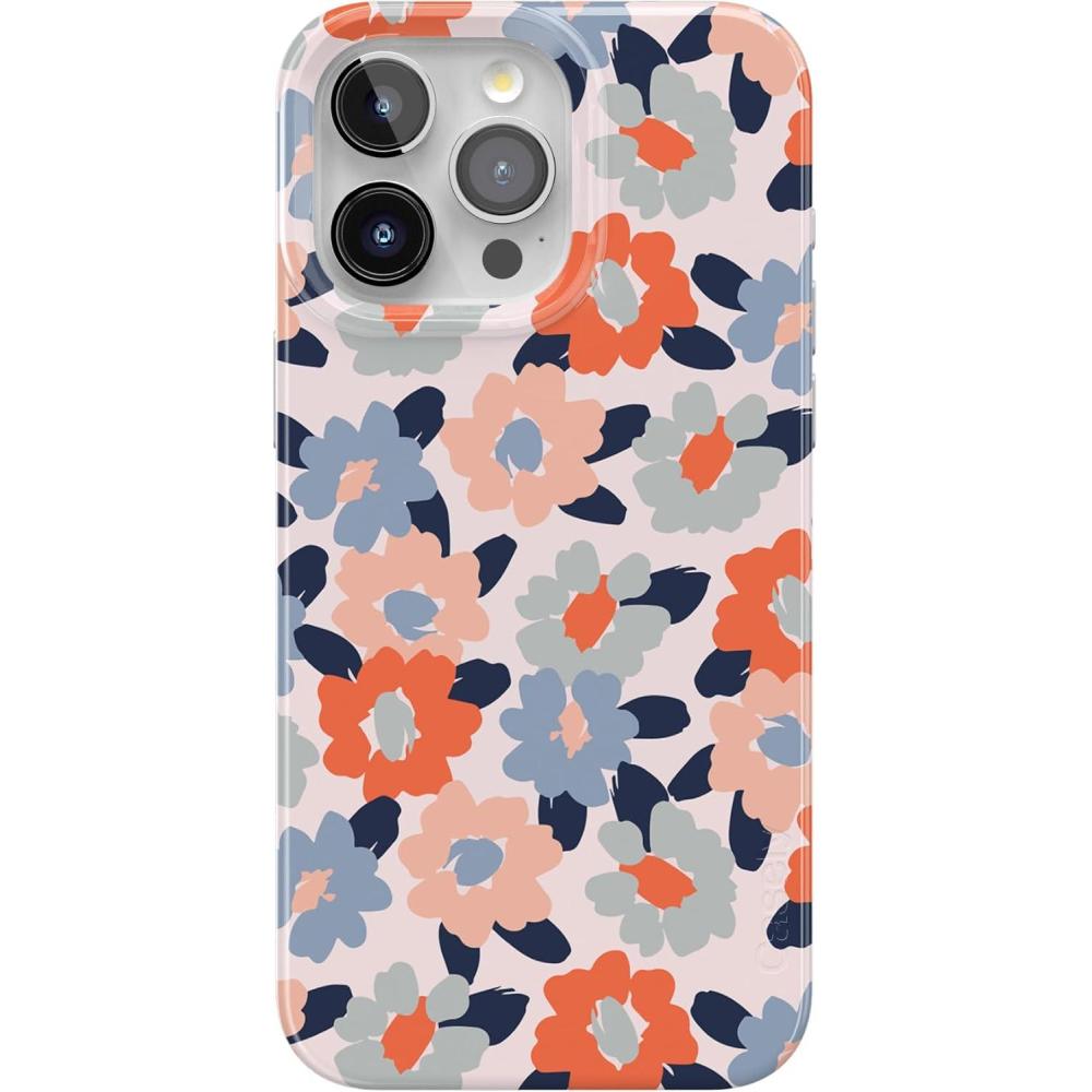 imageCasely iPhone 15 Pro Max Case  Butter Yellow Stripes  Sunday Best  Compatible with MagSafe  Classic Ultra Thin DesignField of Flowers  Pastel Floral