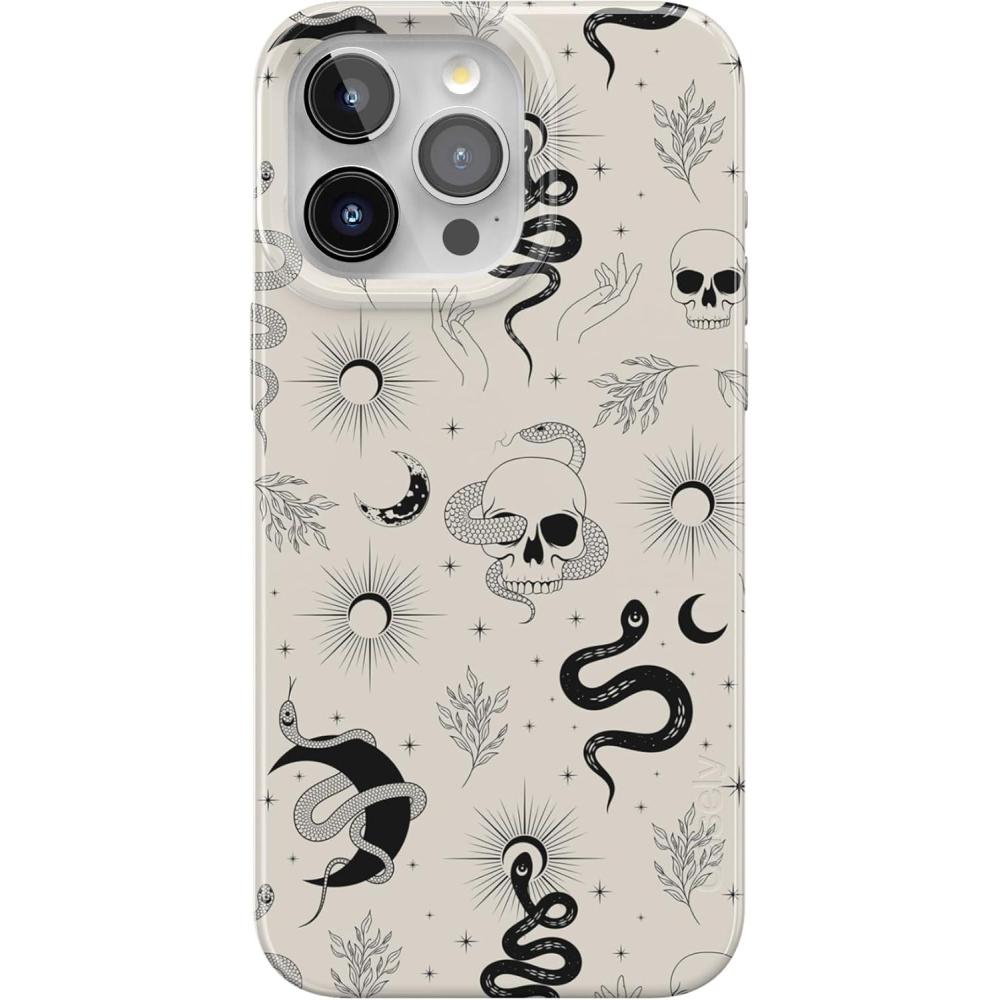 imageCasely iPhone 15 Pro Max Case  Butter Yellow Stripes  Sunday Best  Compatible with MagSafe  Classic Ultra Thin DesignNo Further Explanation  Snakes  Skulls