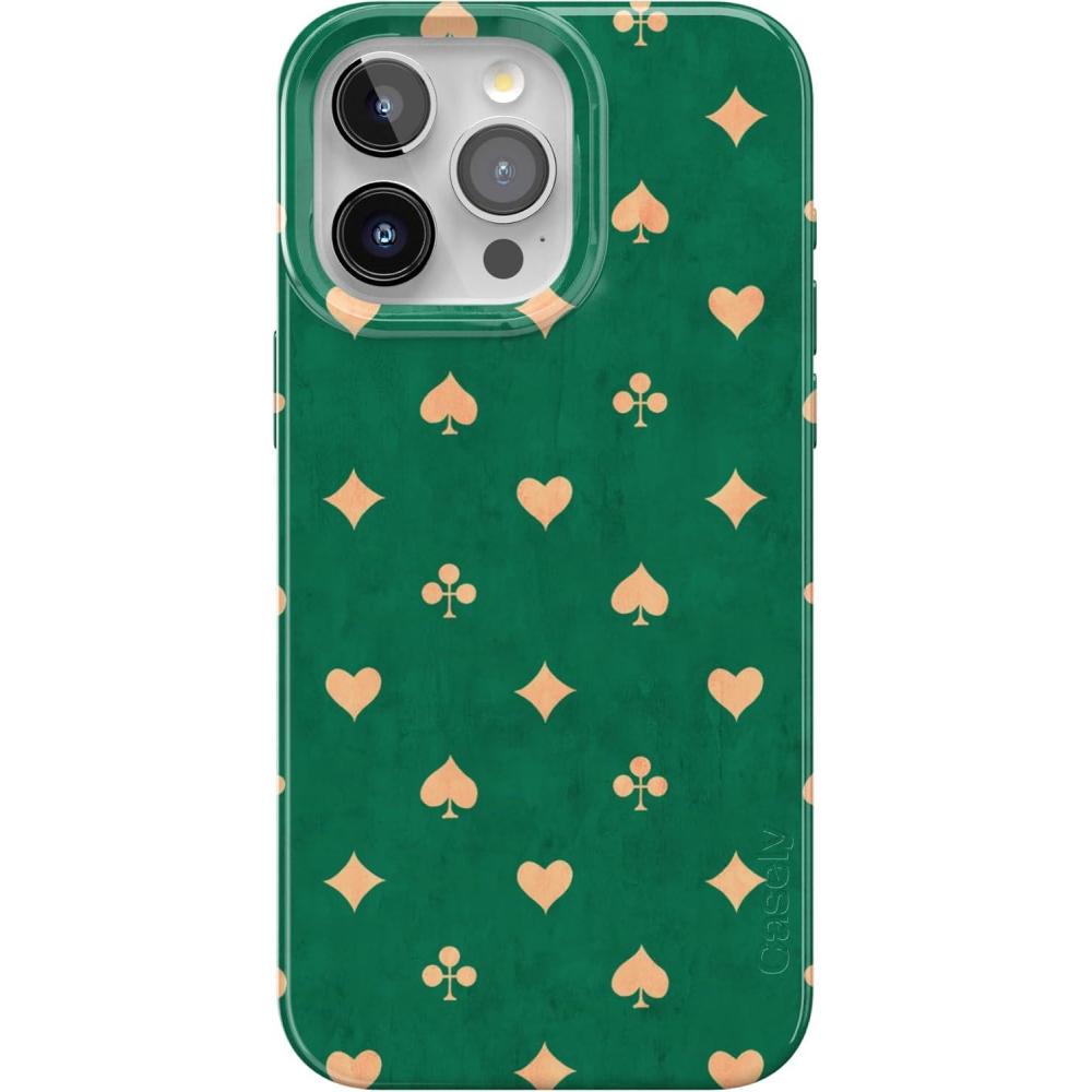 imageCasely iPhone 15 Pro Max Case  Butter Yellow Stripes  Sunday Best  Compatible with MagSafe  Classic Ultra Thin DesignRoyal Flush  French Deck