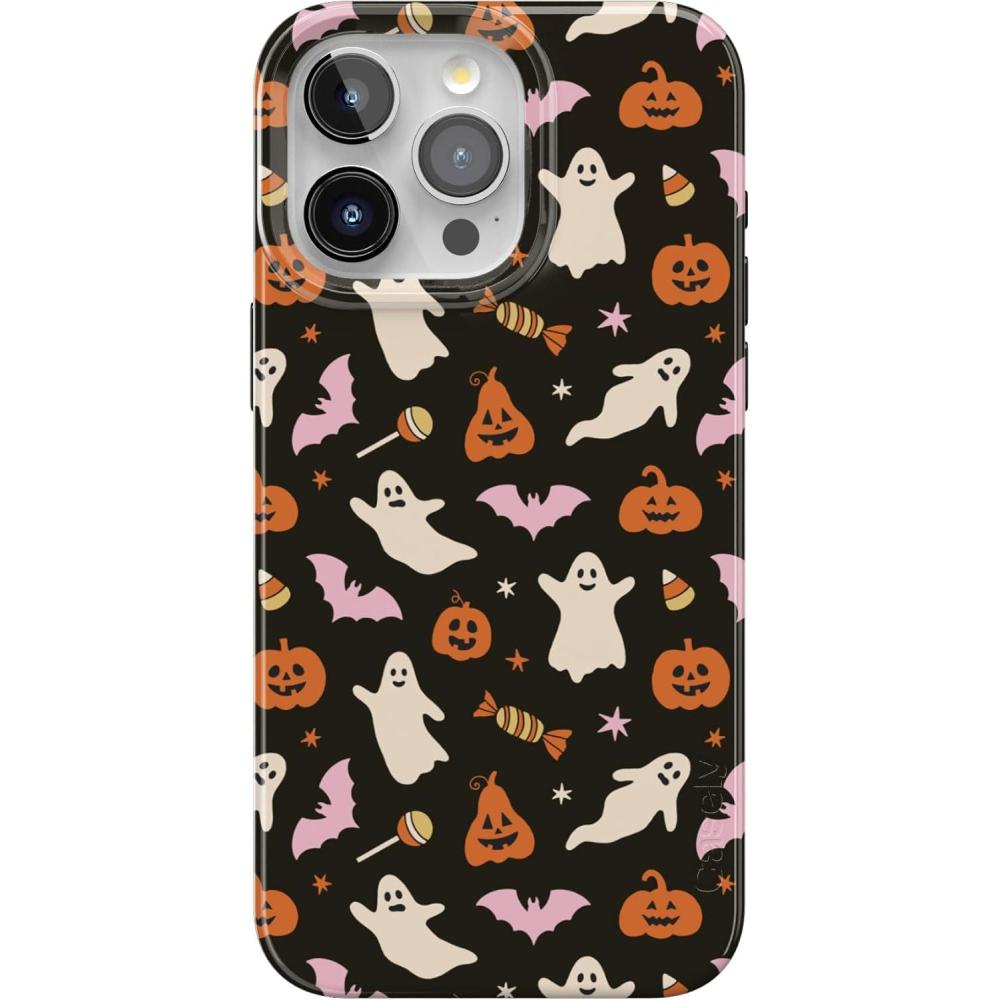 imageCasely iPhone 15 Pro Max Case  Butter Yellow Stripes  Sunday Best  Compatible with MagSafe  Classic Ultra Thin DesignTrick or Treat  Sweet Halloween