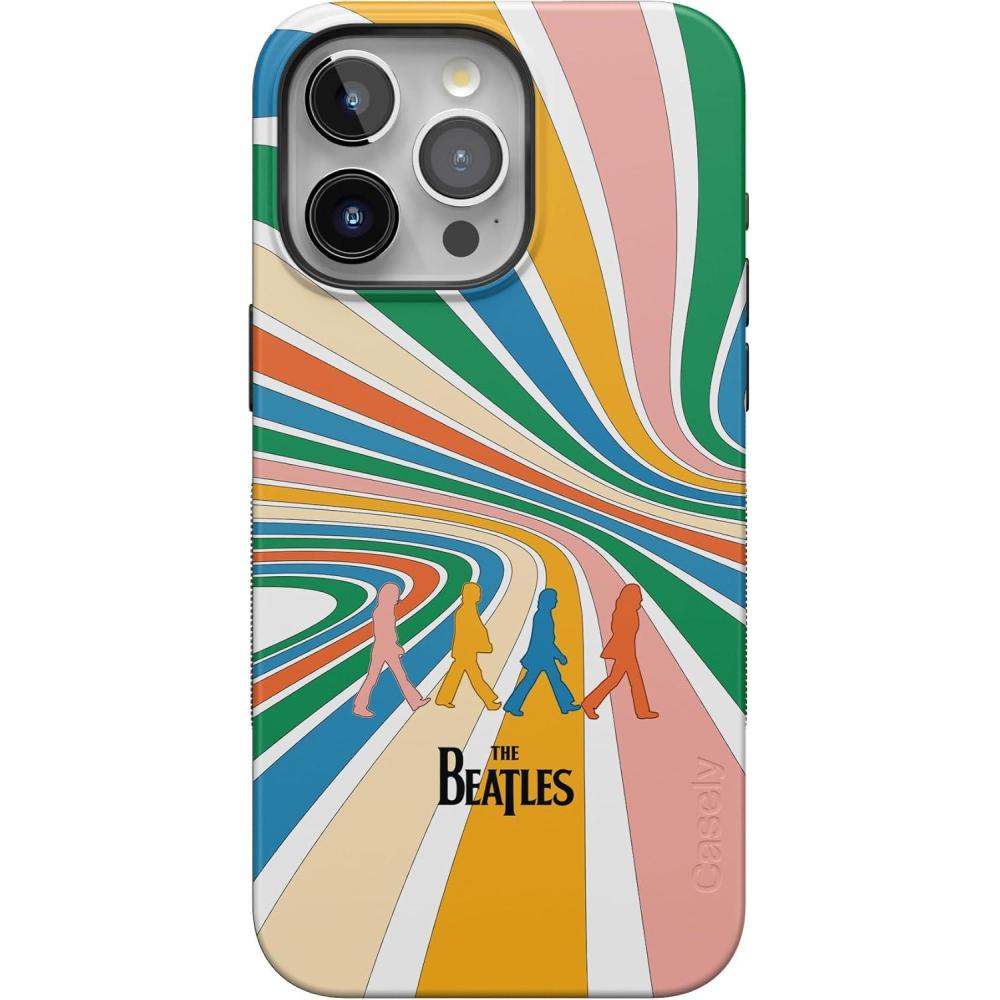 imageCasely iPhone 15 Pro Max Case  Come Together  The Beatles Abbey Road Case  Compatible with MagSafe and Action Button  UltraProtective Bold Fit