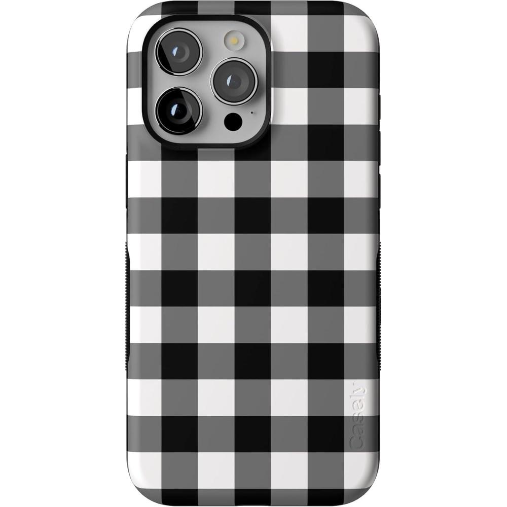 imageCasely iPhone 15 Pro Max Case  Heart Throb  Endless Hearts  Bold Protective Design  Compatible with MagSafeCheck Me Out  Checkerboard